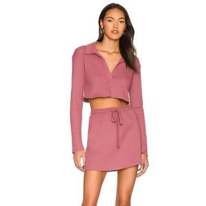 Lovers + Friends Mauve Top & Skirt Set
